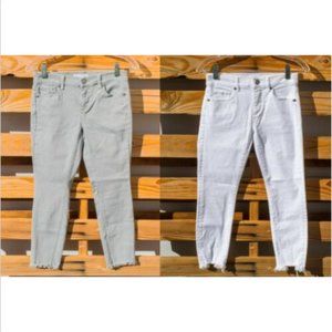 2 LOFT Modern Skinny Crop Denim Pants Jeans